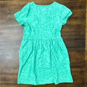 Cat & Jack St Patrick’s Day Clover Dress Size M (8) VGUC